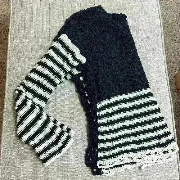 Free People Striped in Crochet Pullover Sweater - Picture 10 of 10